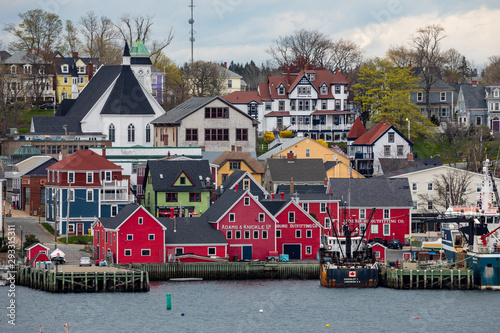 Carta da parati The historic City of Lunenburg in Nova Scotia Canada