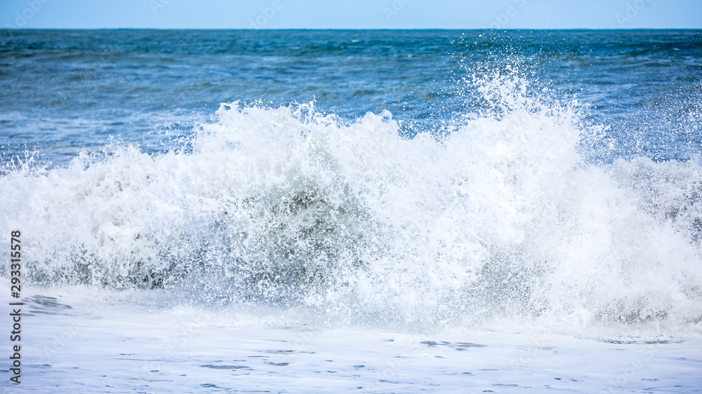 Fototapeta premium stormy ocean scenery background