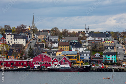 Fototapeta The historic City of Lunenburg in Nova Scotia Canada