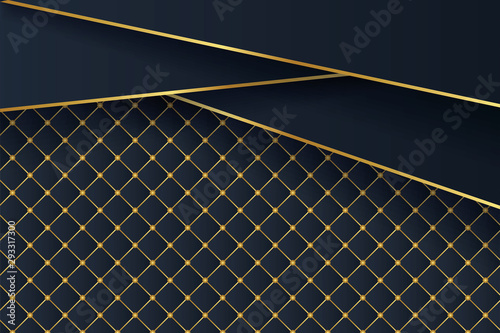 Luxury black background with 3d style.