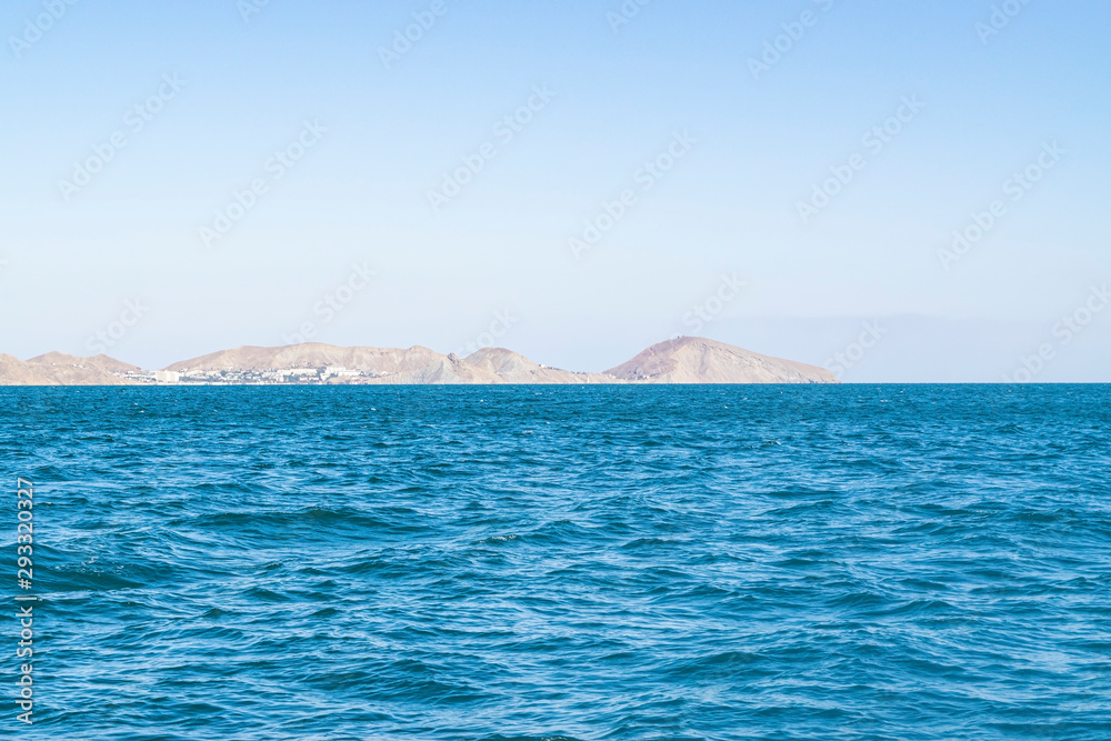 Kara-Dag mountains General view from the sea, Crimea, Russia. Kara-Dag mountains General view from the sea, Crimea, Russia.