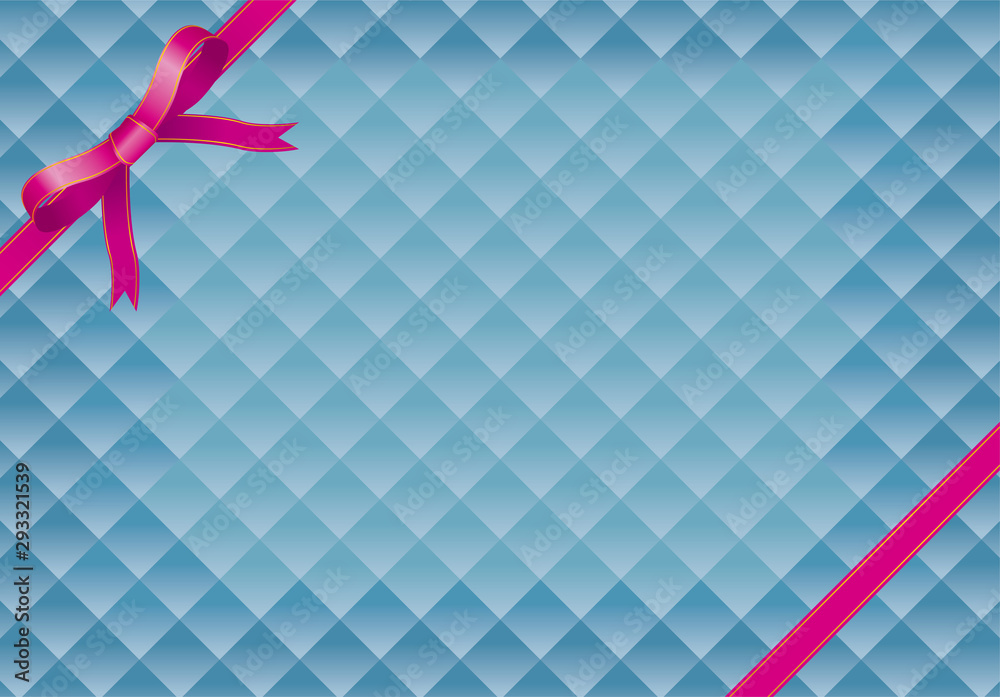 背景素材 テンプレート 水色 クリスマスのイメージの背景イラスト リボン付きバナーデザイン Christmas Banner Design Background Stock Illustration Adobe Stock