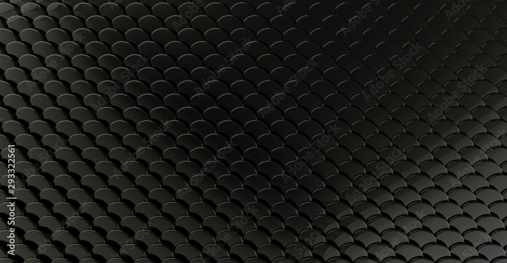 Artificial Glossy Fish / Snake Scale Reptile Pattern Texture - Illustration / 3d Rendering