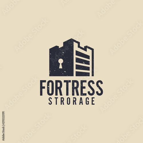 Fortress storage logo