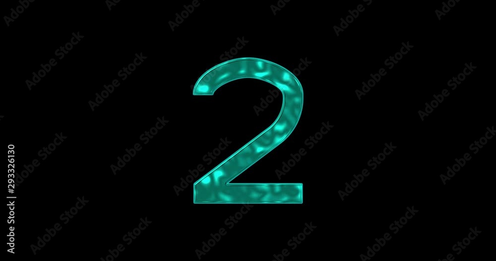 Glass number 2 filled with wavering sea water on transparent background. Glass number 2 filled with wavering sea water on transparent background.
