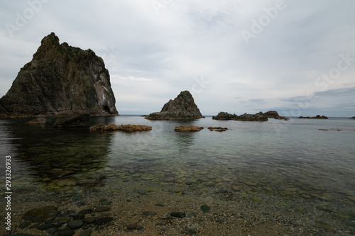 北海道積丹島武意海岸の景色