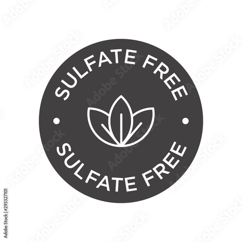 Sulfate free icon