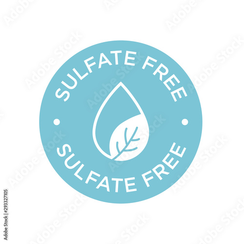 Sulfate free icon photo