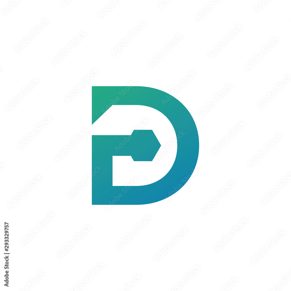 consulting initial D logo template consulting initial D logo template