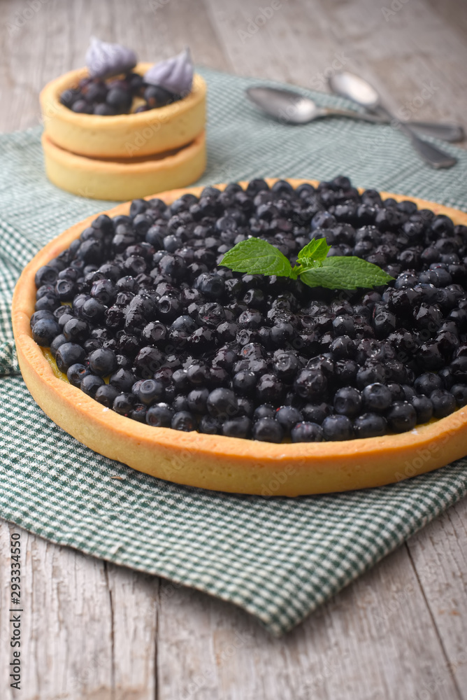 Blueberry tart