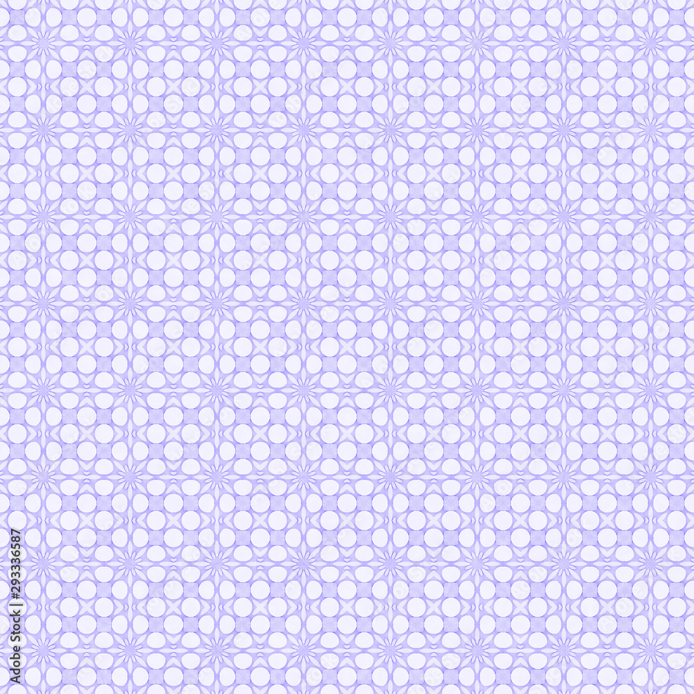 Purple star flower geometric detailed seamless textured pattern background