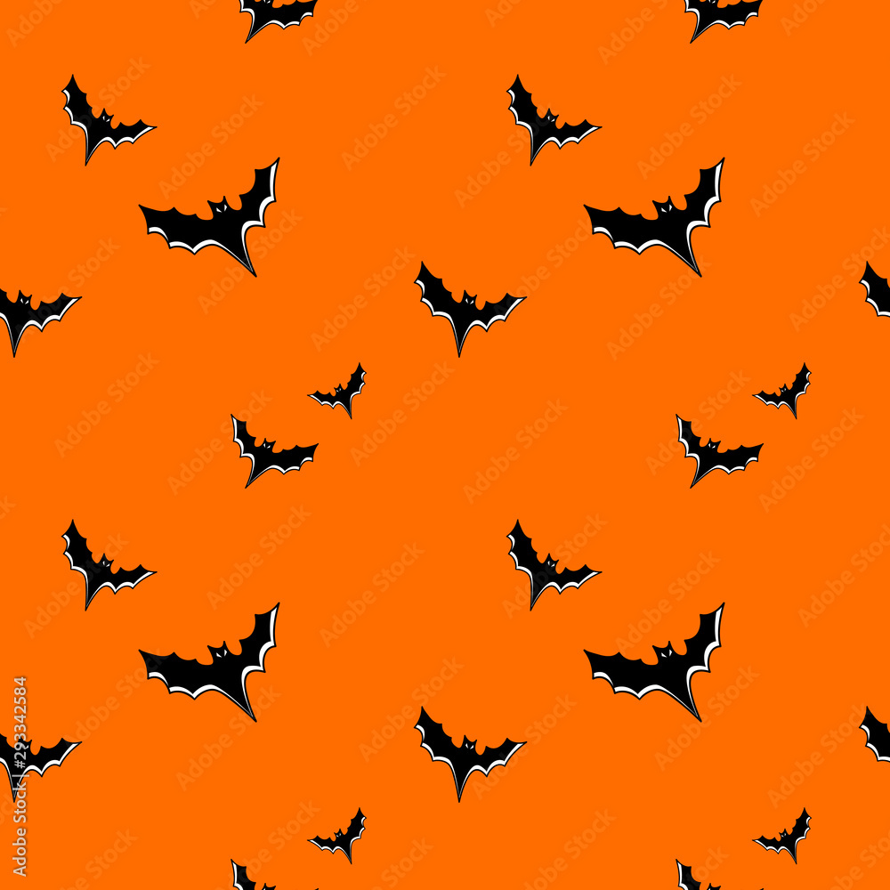 halloween symbols vector seamless pattern halloween symbols vector seamless pattern