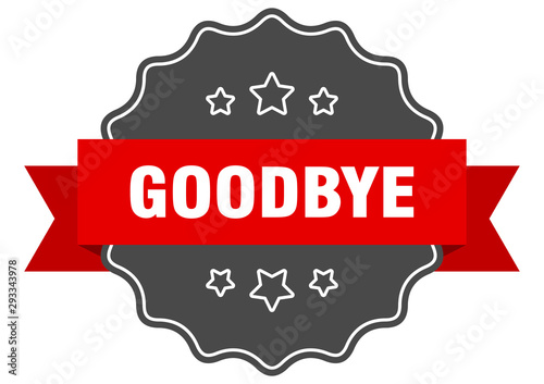 goodbye red label. goodbye isolated seal. goodbye