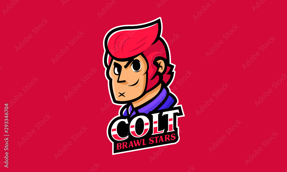 Colt Skin Heroes Esport Logo - Mascot Logo Template-01