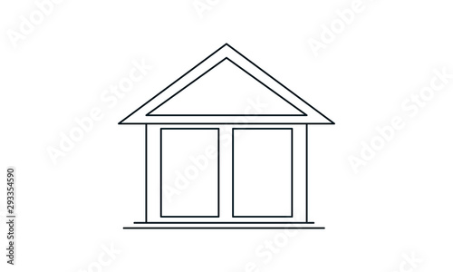 Courthouse icon for government and judicial locations