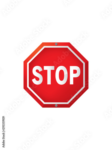 Stop Sign Vector 