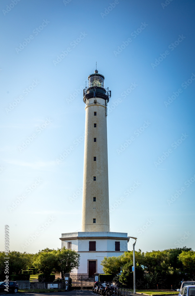 Biarritz, France -  View of Biarritz lighthouse, french riviera, France