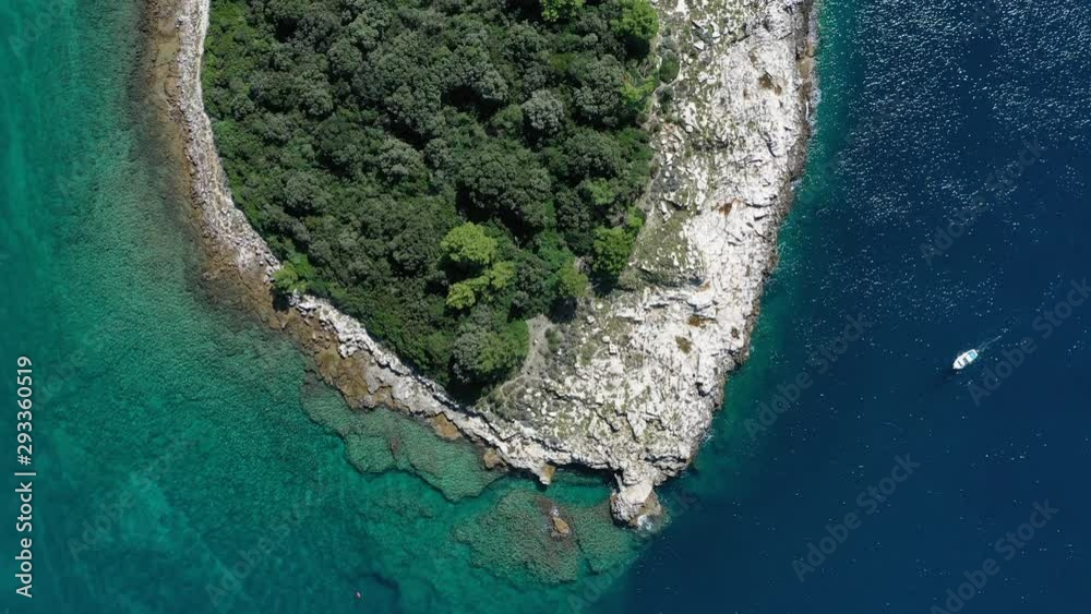 Istrien in Kroatien aus der Luft gefilmt