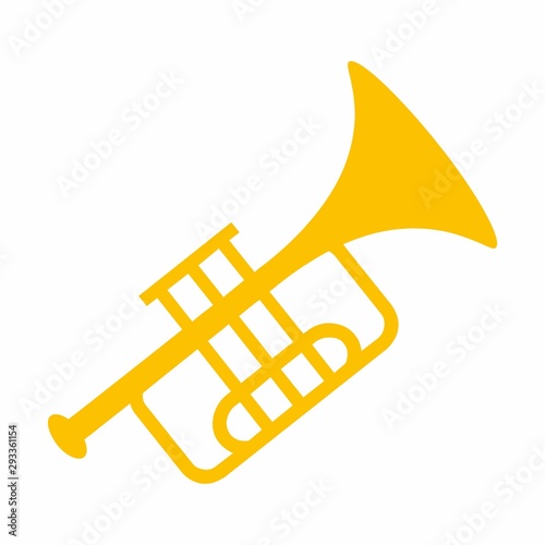 Trumpet icon illustration