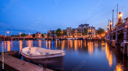 Photography marina at night