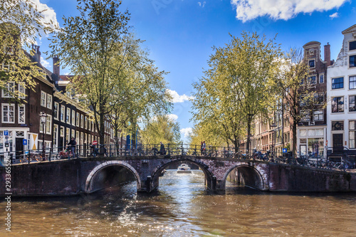 Photography the canal in amsterdam