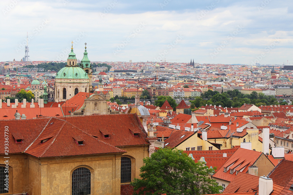 Obraz premium view of city of czech republic