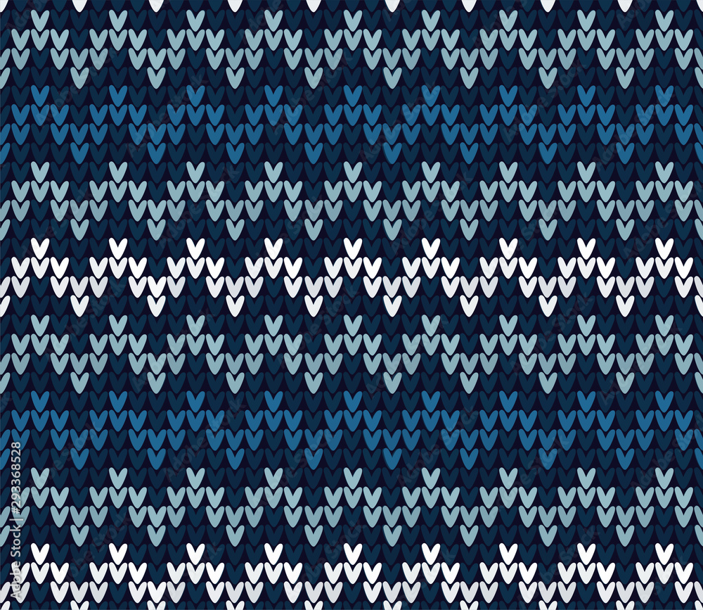 Winter Christmas x-mas knit seamless background Knitted pattern navy blue Winter Christmas x-mas knit seamless background Knitted pattern navy blue