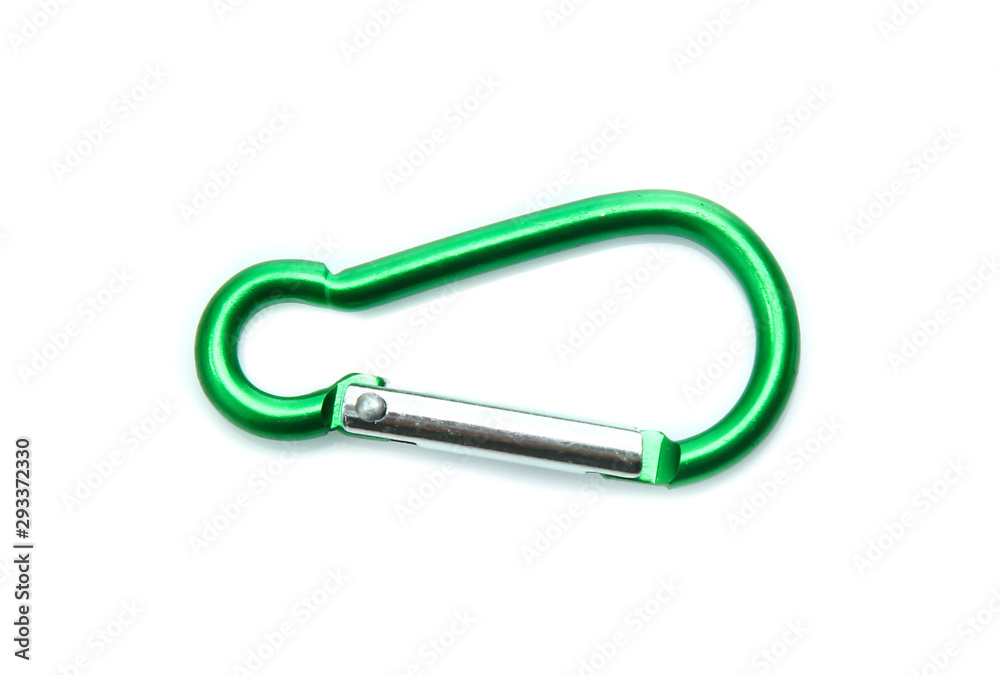 carabiner isolated on white background carabiner isolated on white background