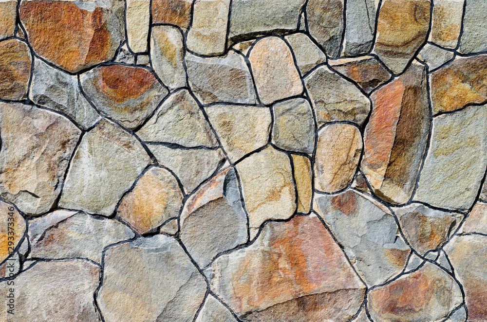 Obraz premium Background from multi-colored stones