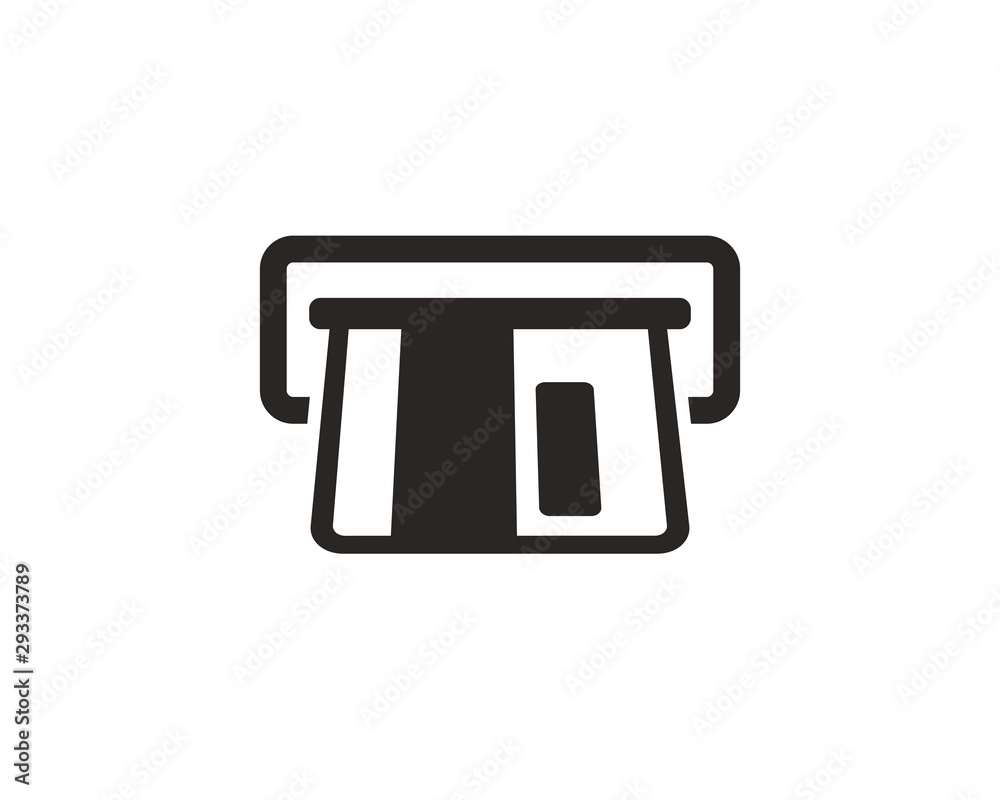 ATM icon symbol vector ATM icon symbol vector