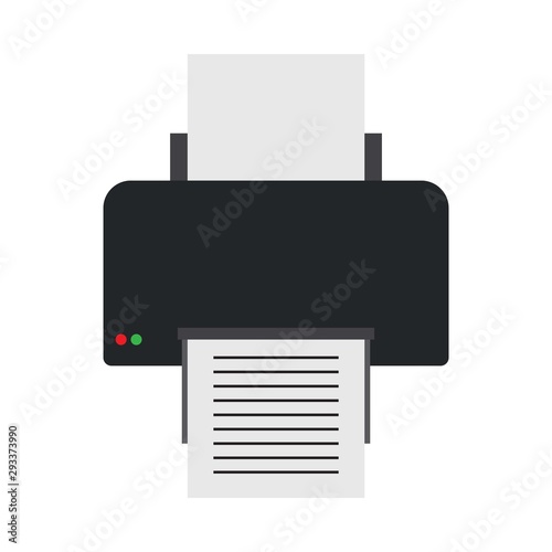 Printer icon in trendy glyph style design. Vector graphic illustration. Printer icon for website design, logo, app, and ui. Vector file. Pixel perfect. EPS 10.