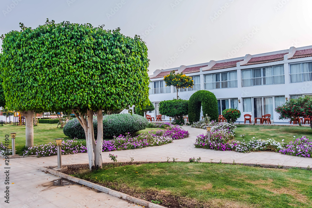 Obraz premium resort luxurious five-star hotel.