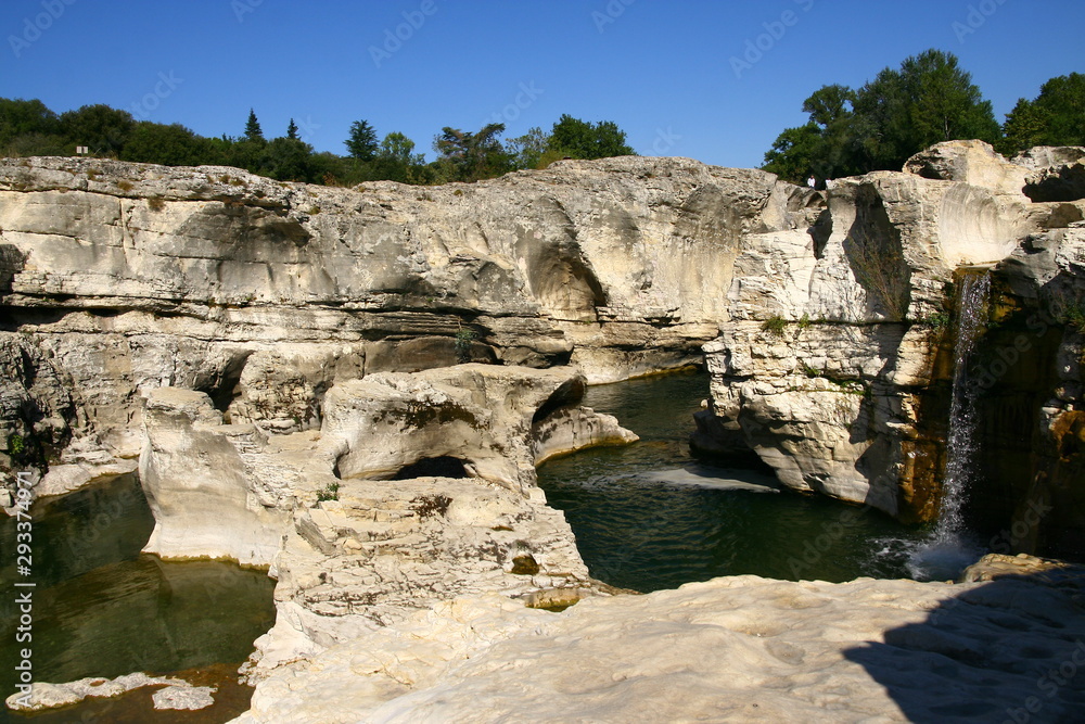 les cascades du Sautadet dans le Gard