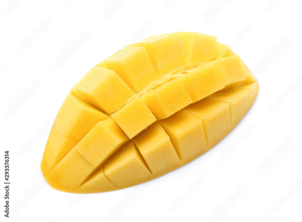 yellow Mango  isolated white background