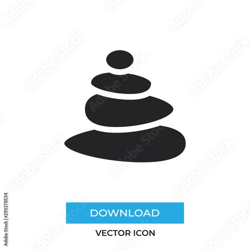 Zen vector icon, simple sign for web site and mobile app.