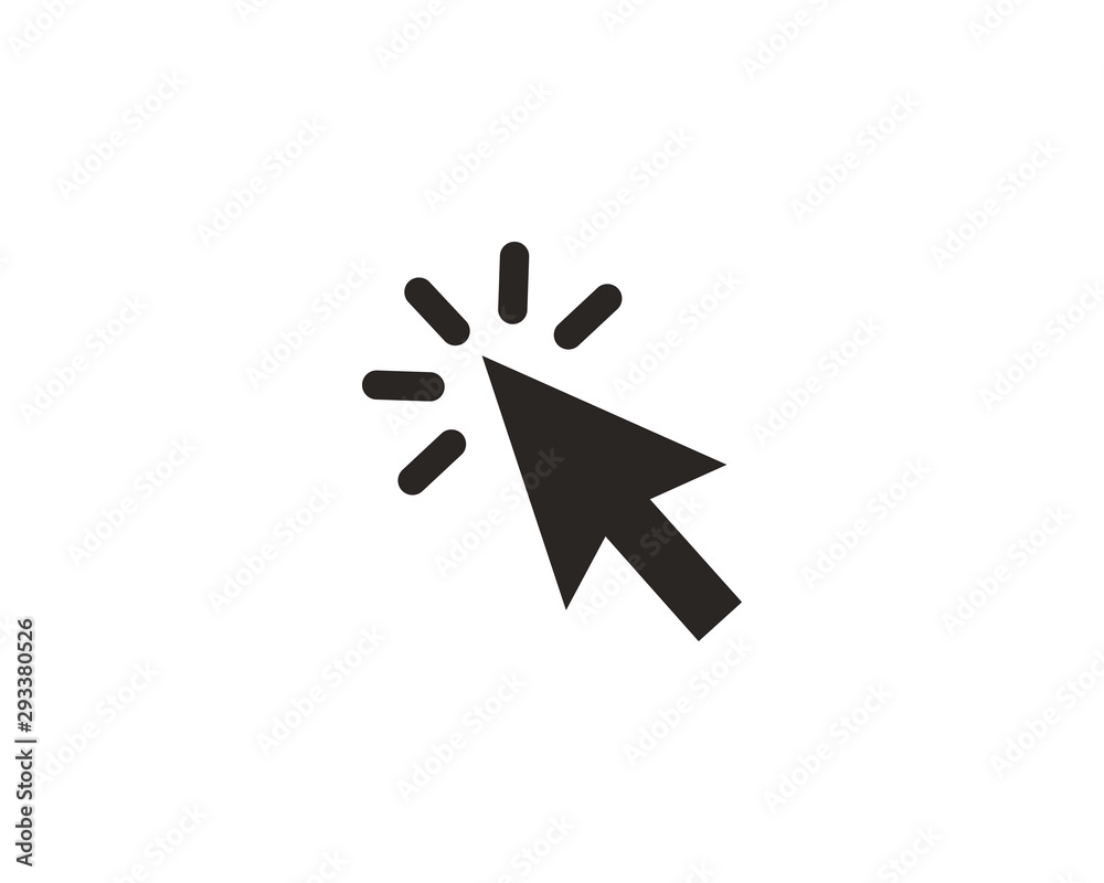 Arrow cursor icon symbol vector Arrow cursor icon symbol vector