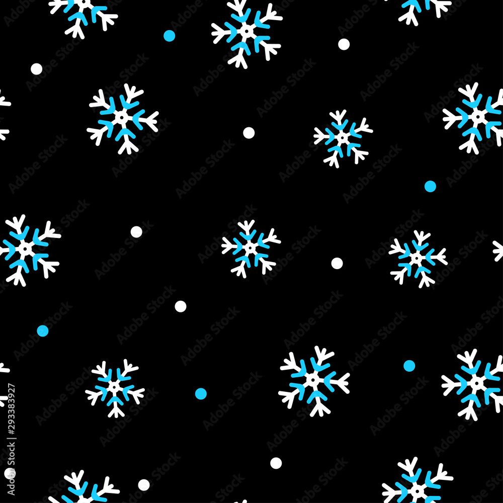 snowfleakes seamless pattern snow background snowfleakes seamless pattern snow background