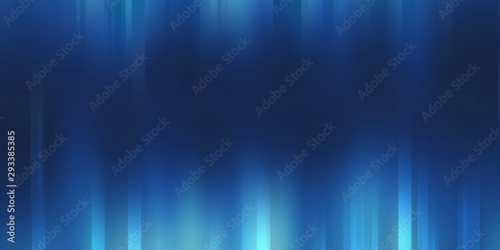 Blue business background illustration, copy space banner