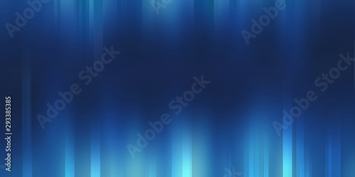 Blue business background illustration, copy space banner