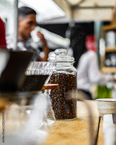 Wallpaper Mural coffee beans in a jar Torontodigital.ca