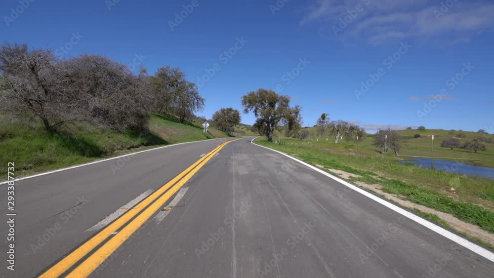 Carrizo Plain Highway 58 West Bound Mountain Pass Driving Plate 08 Carrizo Plain Highway 58 West Bound Mountain Pass Driving Plate 08