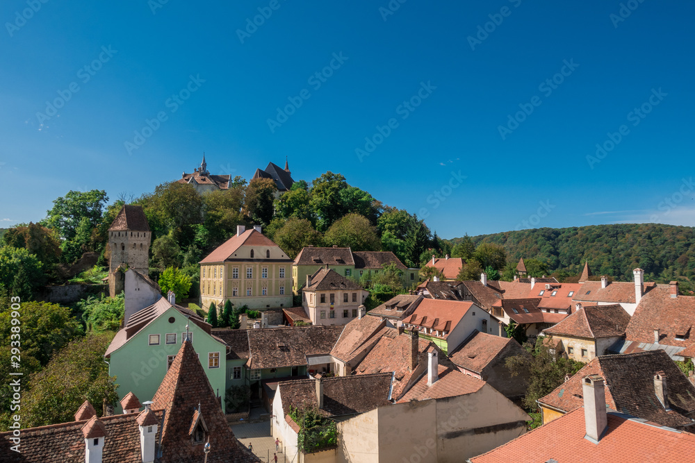 Cityscape of Sighisoara, Romania, Europe