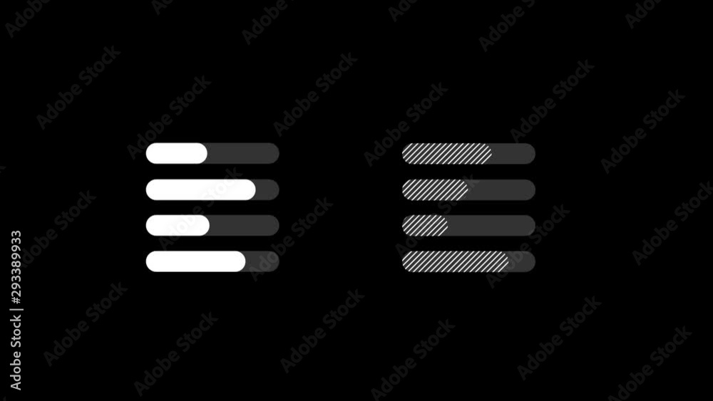 Infographic Element - Simple Bar Chart on alpha channel Infographic Element - Simple Bar Chart on alpha channel