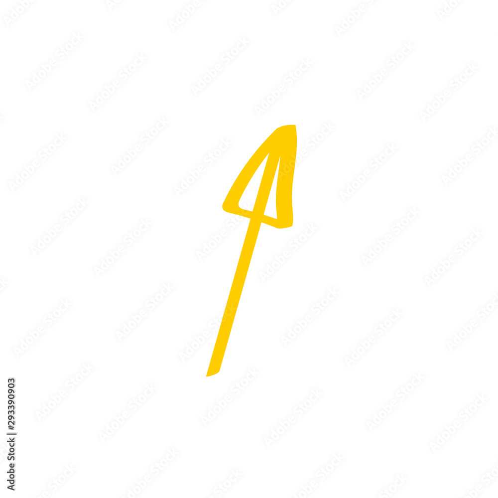 Arrow icon, symbol design template, isolated sign, hand draw, vector illustration Arrow icon, symbol design template, isolated sign, hand draw, vector illustration