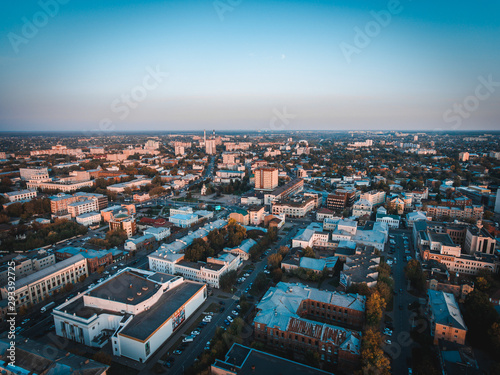 aerial view of city © Yaroslav Bakal