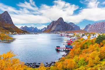 Papier peint photo Lofoten Hameau de pêcheurs de Reine, Lofoten  © Rob