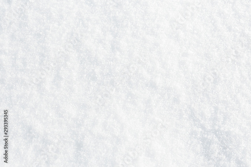 Fototapeta Natural snow texture background, closeup top view