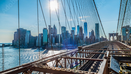 The Brooklyn Bridge from different perspectives.