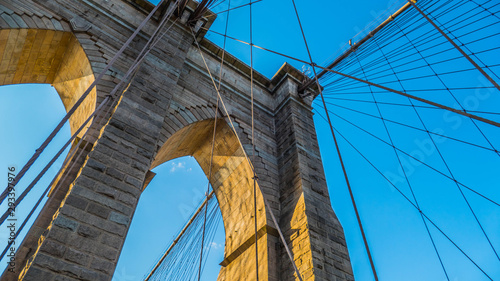 The Brooklyn Bridge from different perspectives.