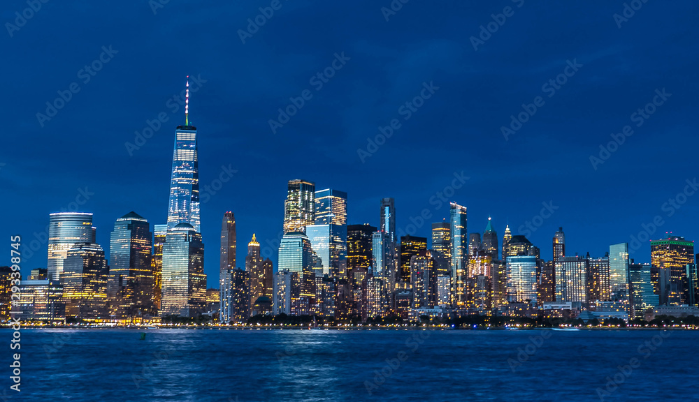 Obraz premium Impressive skyline of new york city